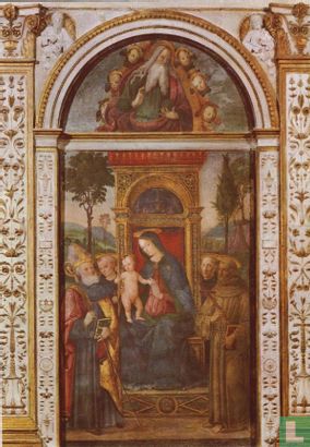 Madonna con quattro Santi e il Padreterno - Afbeelding 1
