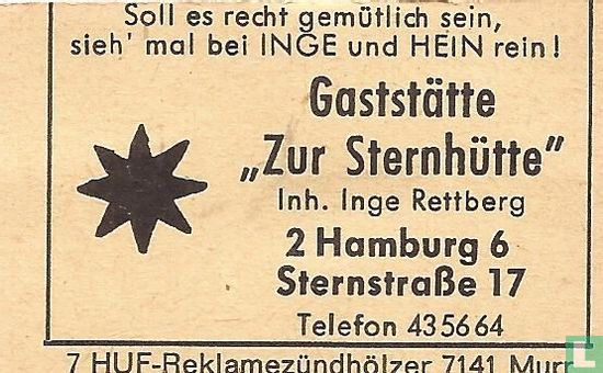 Gaststätte Zur Sternhütte - Inge Rettberg