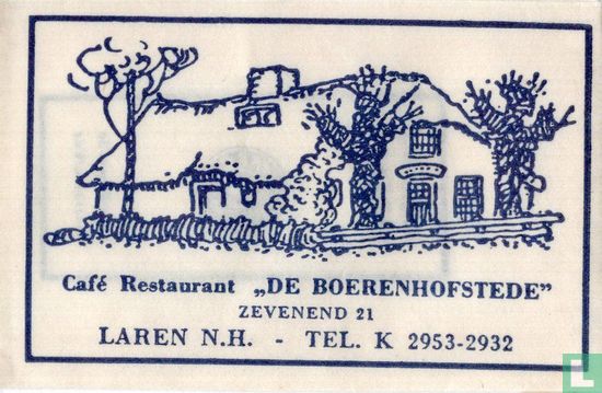 Café Restaurant "De Boerenhofstede"  - Image 1