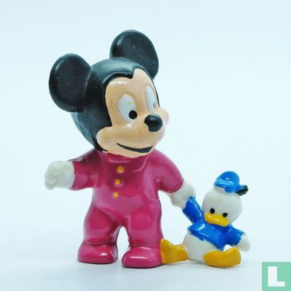 Bébé Mickey avec poupée Donald Duck - Image 1