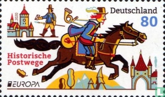Europa - Historical Postal Routes
