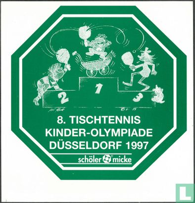 8. Tischtennis kinder-olympiade Düsseldorf 1997