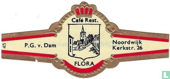 Café Rest. Flora - P.G. v. Dam - Noordwijk Kerkstr. 26 - Afbeelding 1