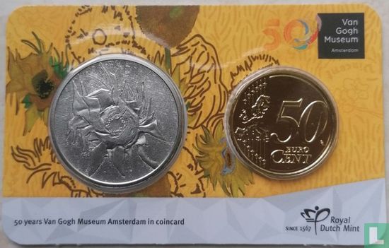 Niederlande 50 Cent 2023 (Coincard) "50 years Van Gogh Museum" - Bild 1