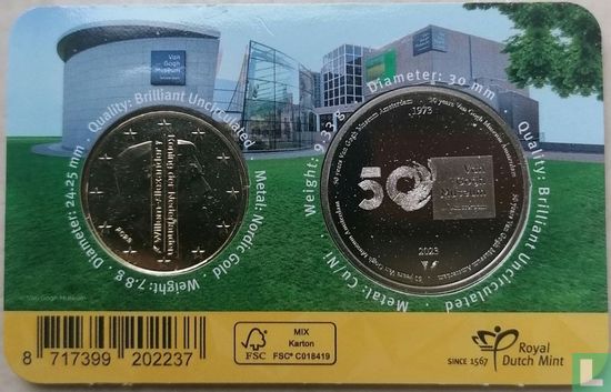 Nederland 50 cent 2023 (coincard) "50 years Van Gogh Museum" - Afbeelding 2
