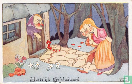 Hans en Grietje bij het huisje van de heks - Afbeelding 1