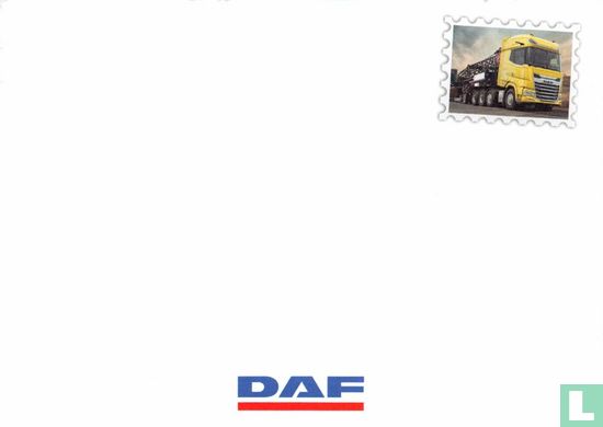 Kleurplaat DAF vrachtwagencombinatie met glijbaan - Image 2