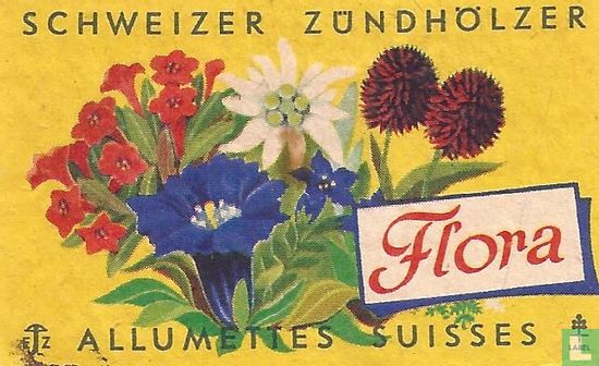 Schweizer Zündhölzer- Flora