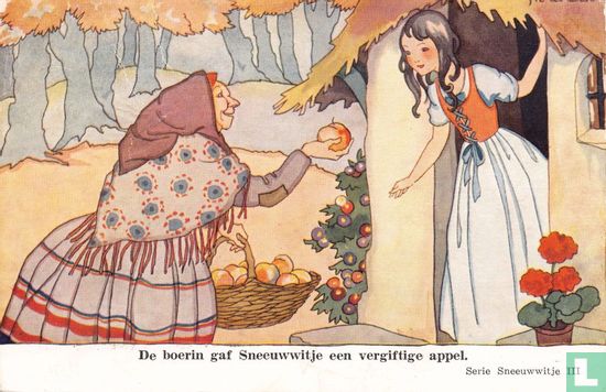 3 De boerin gaf Sneeuwwitje een vergiftige appel. - Image 1