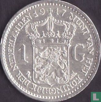 Niederlande 1 Gulden 1917 - Bild 1