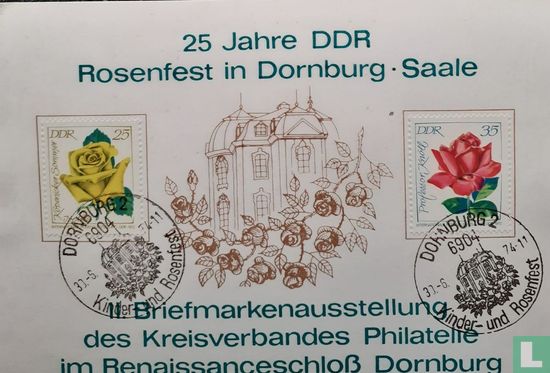 Rozenfeest Dornburg-Saale 25 jaar DDR