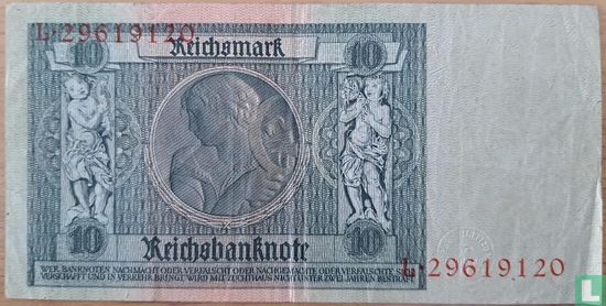 Duitsland 10 Reichsmark ( Letter K ) - Afbeelding 2