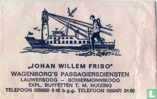 Wagenborg's Passagiersdiensten - "Johan Willem Friso" - Afbeelding 1