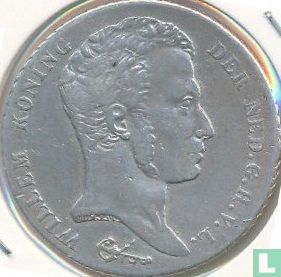 Nederlands-Indië 1 gulden 1840 - Afbeelding 2