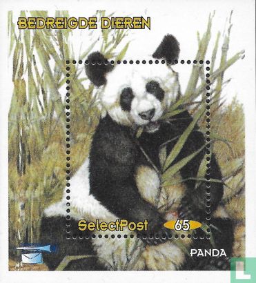 Endangered animals: panda