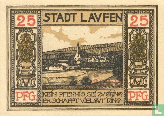 Lavfen, Stadt - 25 Pfennig 1920 - Afbeelding 2