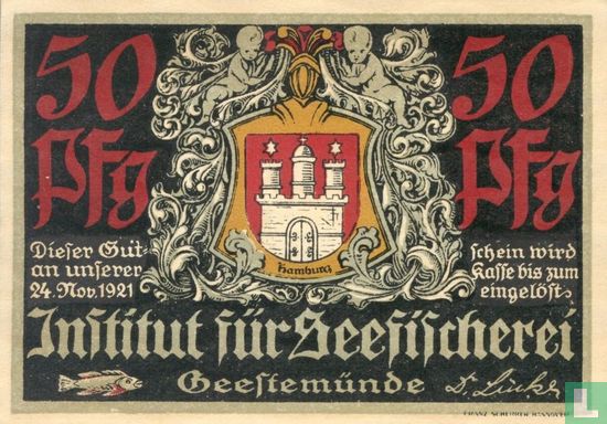 Geestemunde, Institut fur Seefischerei - 50 pfennig (6) ND (1921) - Image 1