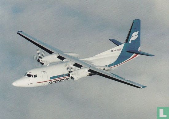 PH-EXM - Fokker 50 - Flugleidir  - Afbeelding 1