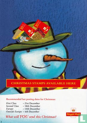 Christmas stamps available here  / Sold here - Bild 1