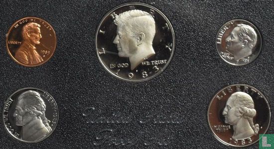 Verenigde Staten jaarset 1983 (PROOF - 5 munten) - Afbeelding 2