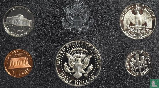 États-Unis coffret 1983 (BE - 5 monnaies) - Image 3