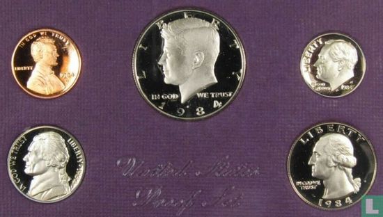 United States mint set 1984 (PROOF - 5 coins) - Image 2