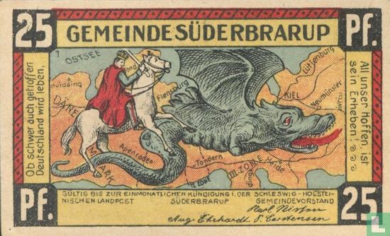 Sudenbrarup, Gemeinde - 25 Pfennig (1) ND (1921) - Afbeelding 1