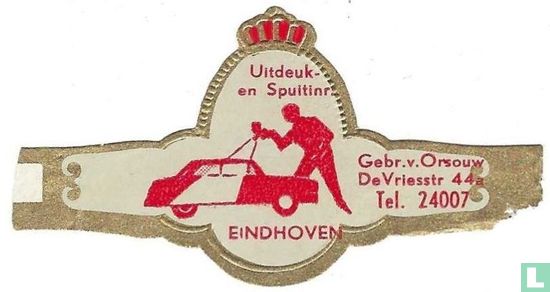 Uitdeuk- en spuitinr. Eindhoven - Gebr. v. Orsouw De Vriesstr. 44a Tel. 24007 - Afbeelding 1
