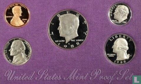 United States mint set 1988 (PROOF - 5 coins) - Image 2