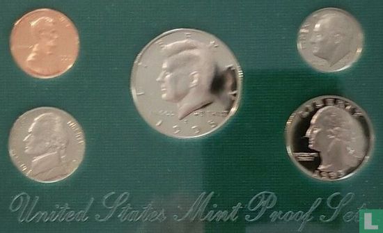 États-Unis coffret 1995 (BE - 5 monnaies) - Image 2