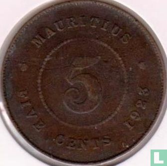 Mauritius 5 cents 1923 - Image 1
