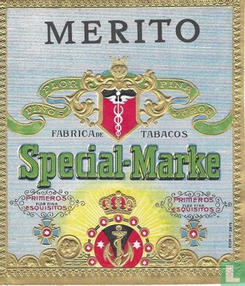 Merito Fabrica de Tabacos SpecialMarke Primeros Flor Fina Esquisitos  Primeros Flor Fina Esquisitos 