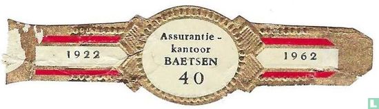 Assurantiekantoor Baetsen 40 - 1922 - 1962 - Afbeelding 1