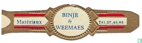 Binje & Weemaes - Matériaux - Tel. 27.43.95 - Bild 1