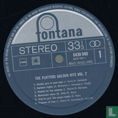 The Platters' Golden Hits 2 - Image 3