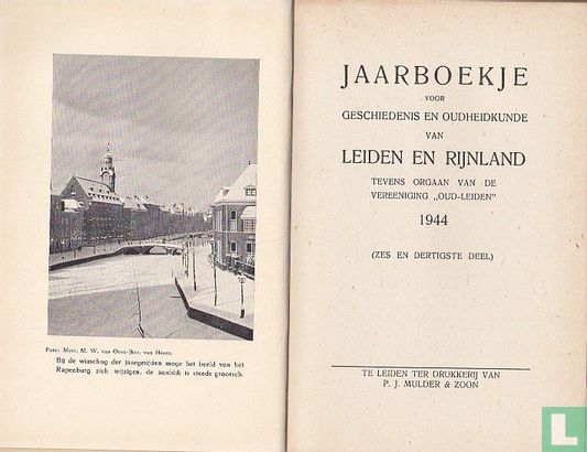 Leidsch jaarboekje 1944 - Afbeelding 3