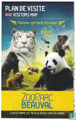 Plan de visite, Visitors map ZooParc de Beauval - Afbeelding 1