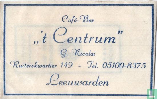 Café Bar " 't Centrum" - Image 1