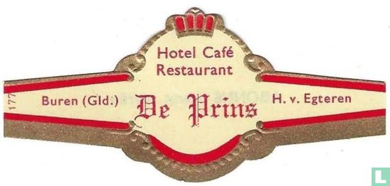 Hotel Café Restaurant De Prins - Buren (Gld.) - H. v. Egteren - Afbeelding 1