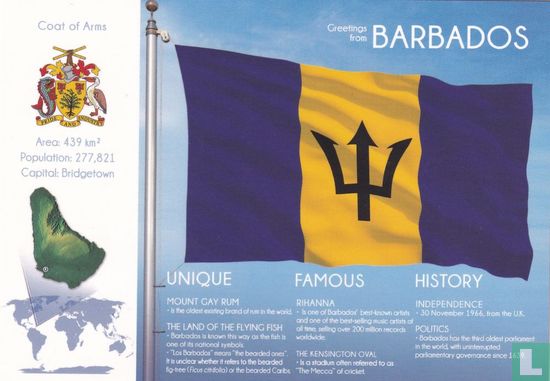 BARBADOS - FOTW - Afbeelding 1
