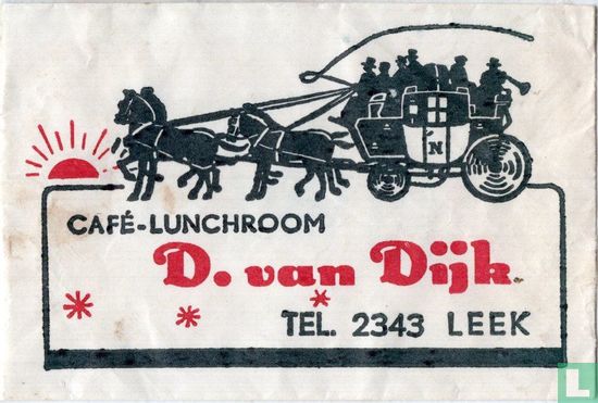 Café Lunchroom D. van Dijk  - Afbeelding 1