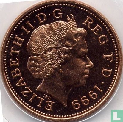 United Kingdom 2 pence 1999 (bronze) - Image 1