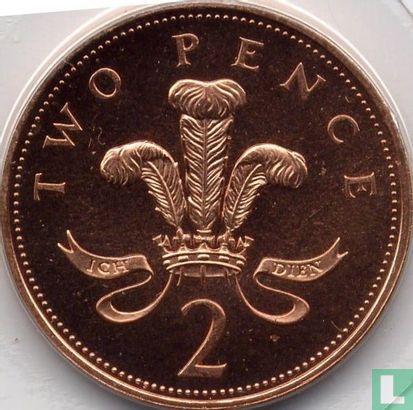 Verenigd Koninkrijk 2 pence 1999 (brons) - Afbeelding 2