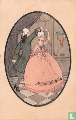 Man en vrouw dansen - Afbeelding 1