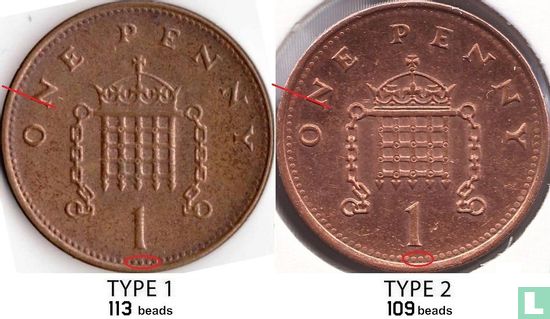 Verenigd Koninkrijk 1 penny 2000 (type 2) - Afbeelding 3