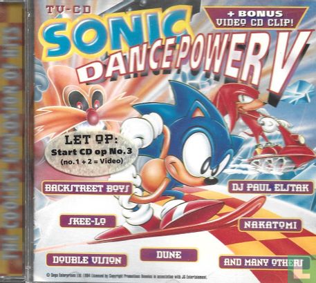 Sonic Dance Power V + Video CD Clip! - Afbeelding 1