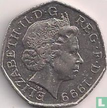 Royaume-Uni 50 pence 1999 - Image 1