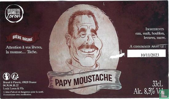 Papy Moustache - Bière brune
