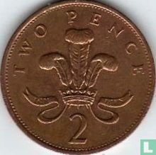 Verenigd Koninkrijk 2 pence 1990 - Afbeelding 2