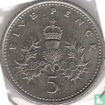Royaume-Uni 5 pence 1994 - Image 2